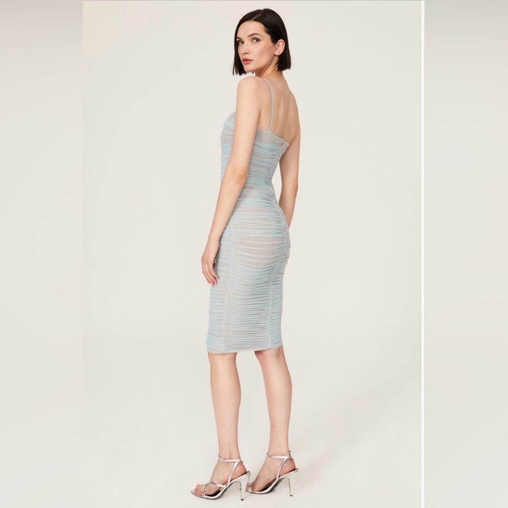 Nookie Eden Midi Dress light blue size medium - Picture 5 of 16